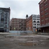 Moody Warehouses with Standing Water / 80s South Bronx